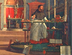 Vittore Carpaccio, Sant'Agostino nello Studio (1502)